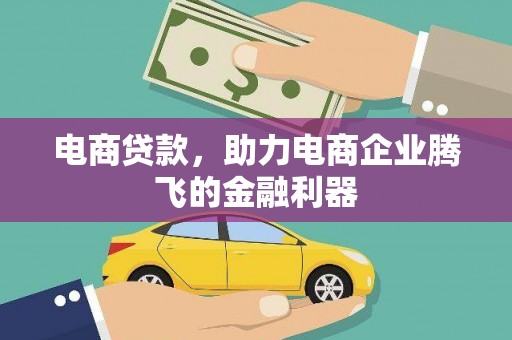 天门电商贷款，助力电商企业腾飞的金融利器