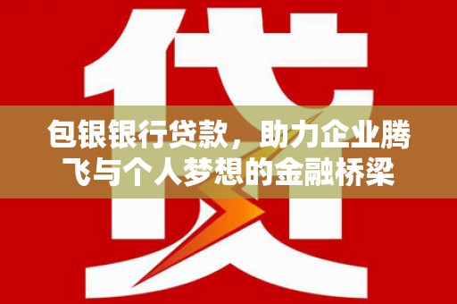 天门包银银行贷款，助力企业腾飞与个人梦想的金融桥梁