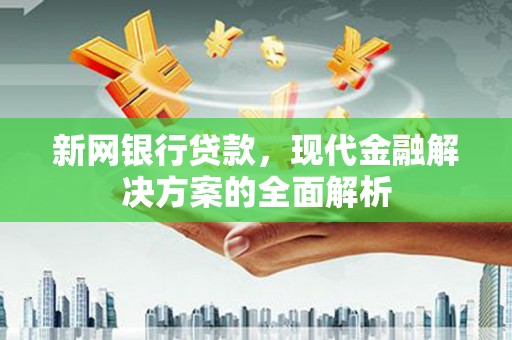 天门新网银行贷款，现代金融解决方案的全面解析
