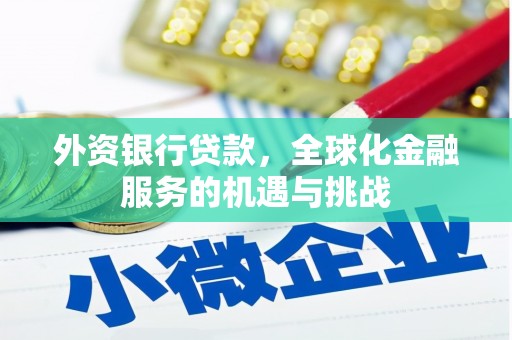 天门外资银行贷款，全球化金融服务的机遇与挑战
